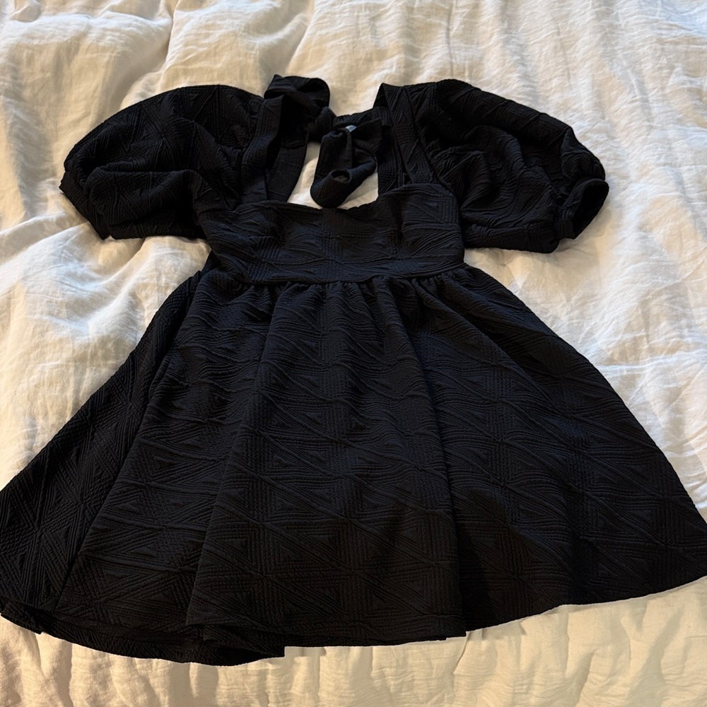 Free People Black Babydoll Dress XS